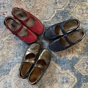 Lot of 3 Wolky Clog Sandals, Size 38